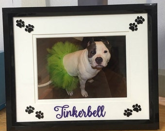 Dog Frame with Paw Prints