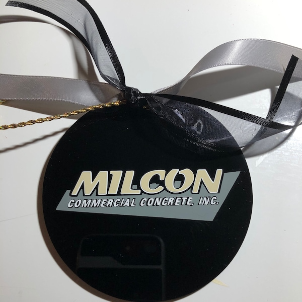 Personalized Company Logo Ornament Etsy