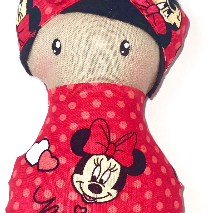 Soft Fabric Swaddle Doll Great toddler gift image 2