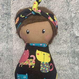 Soft Fabric Swaddle Doll Great toddler gift image 7