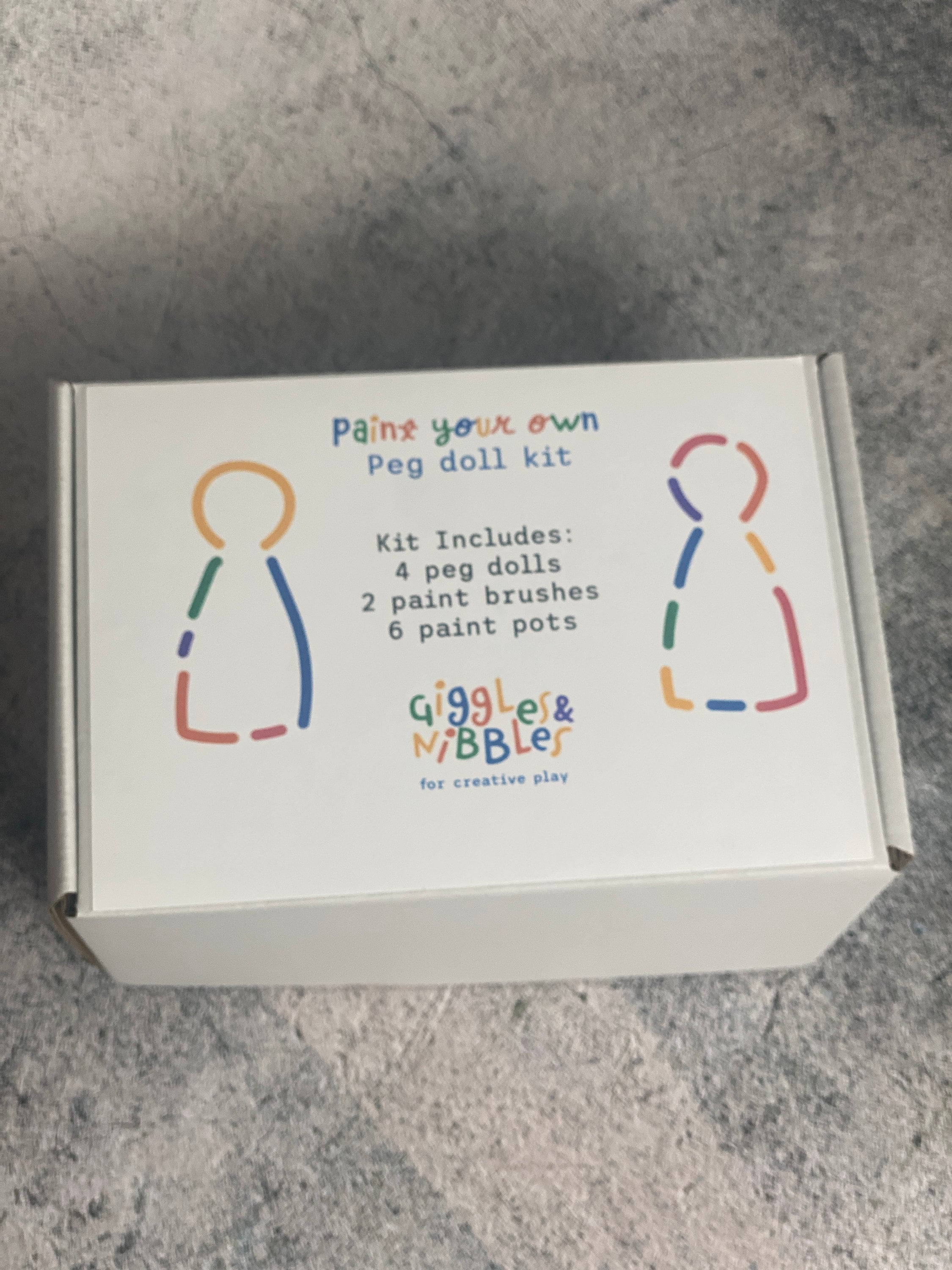 Paint You Own Peg Doll Kit PYO DYI Peg People Set - Etsy