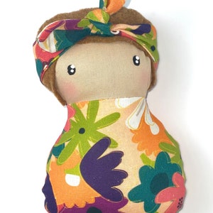 Soft Fabric Swaddle Doll Great toddler gift image 3