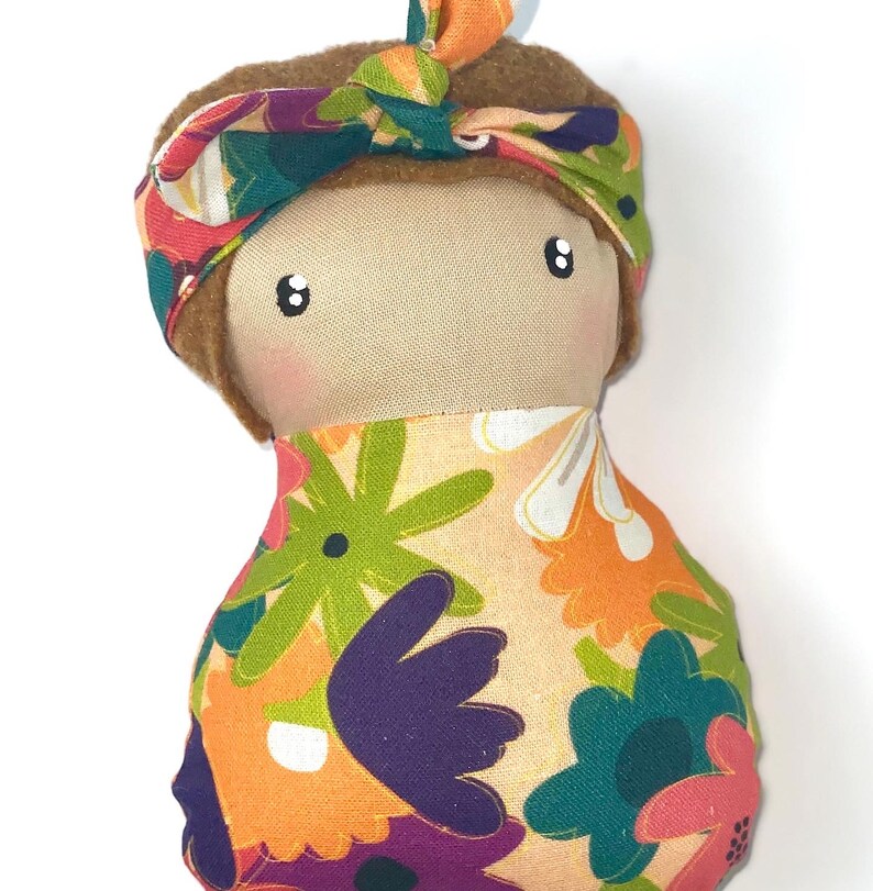 Soft Fabric Swaddle Doll Great toddler gift image 3