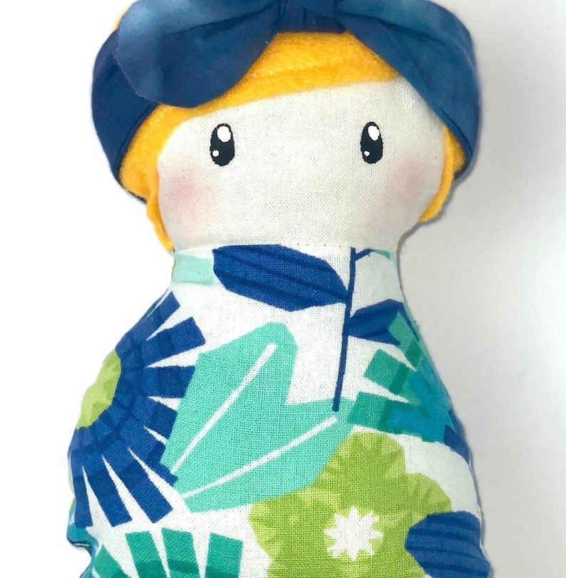 Soft Fabric Swaddle Doll Great toddler gift image 4