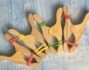 Wooden playclips for playstands and imaginative play with play silks