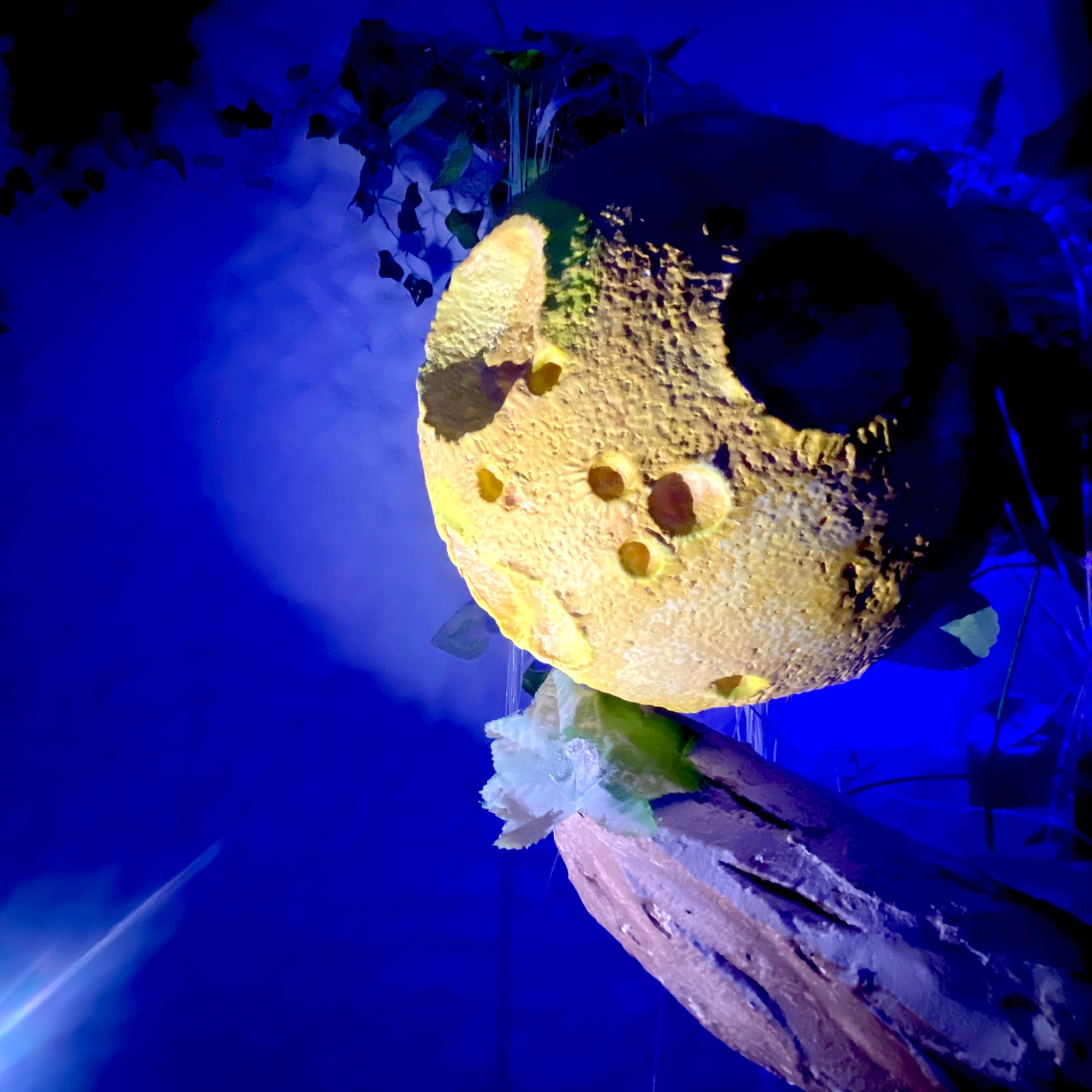 Moon Lamp. Moon Decor in the Kids Bedroom. Moon Art Glows at Etsy