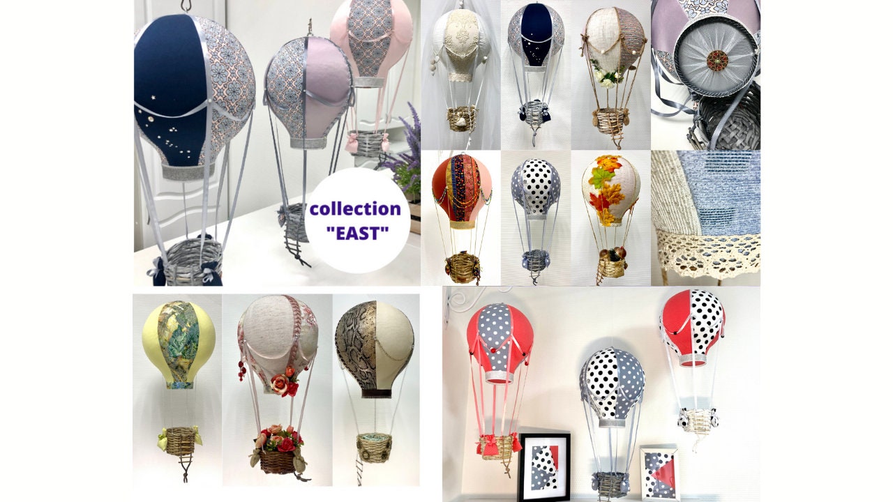 Hot Air Balloon DIY kit Polystyrene craft kit for adult baby Etsy