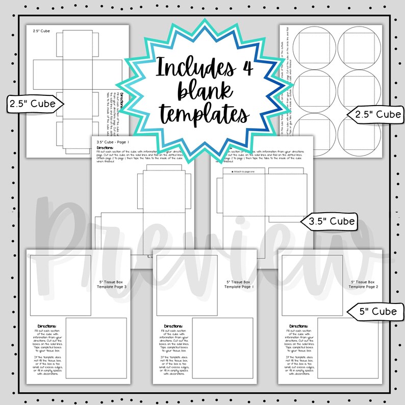 The Water Cycle 3D Research Project Cube | Middle School Science ...