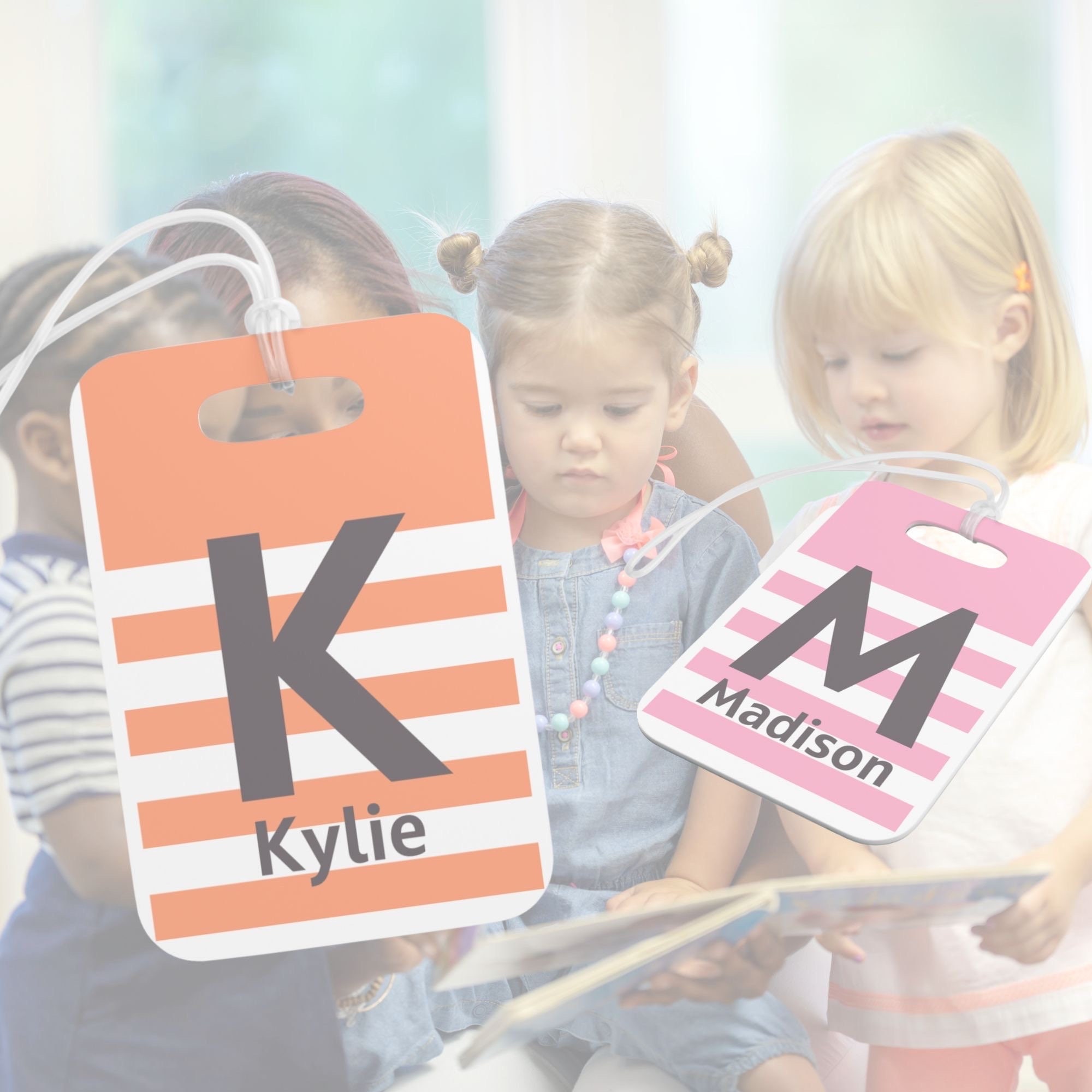 Adorable Name Tags for Kids' Backpacks Backpack Tag Etsy
