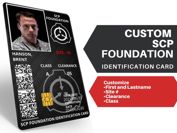 SCP FOUNDATION Identification Card 