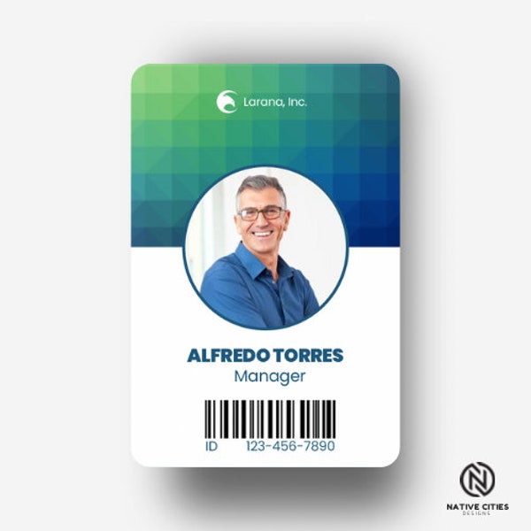 Custom Id Badge, Work ID Card, Plastic Badge, Office Badge, Customized Identification Cards