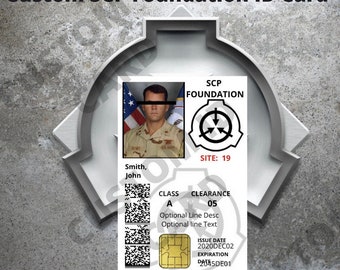 Scp Card Etsy Scp Card Etsy