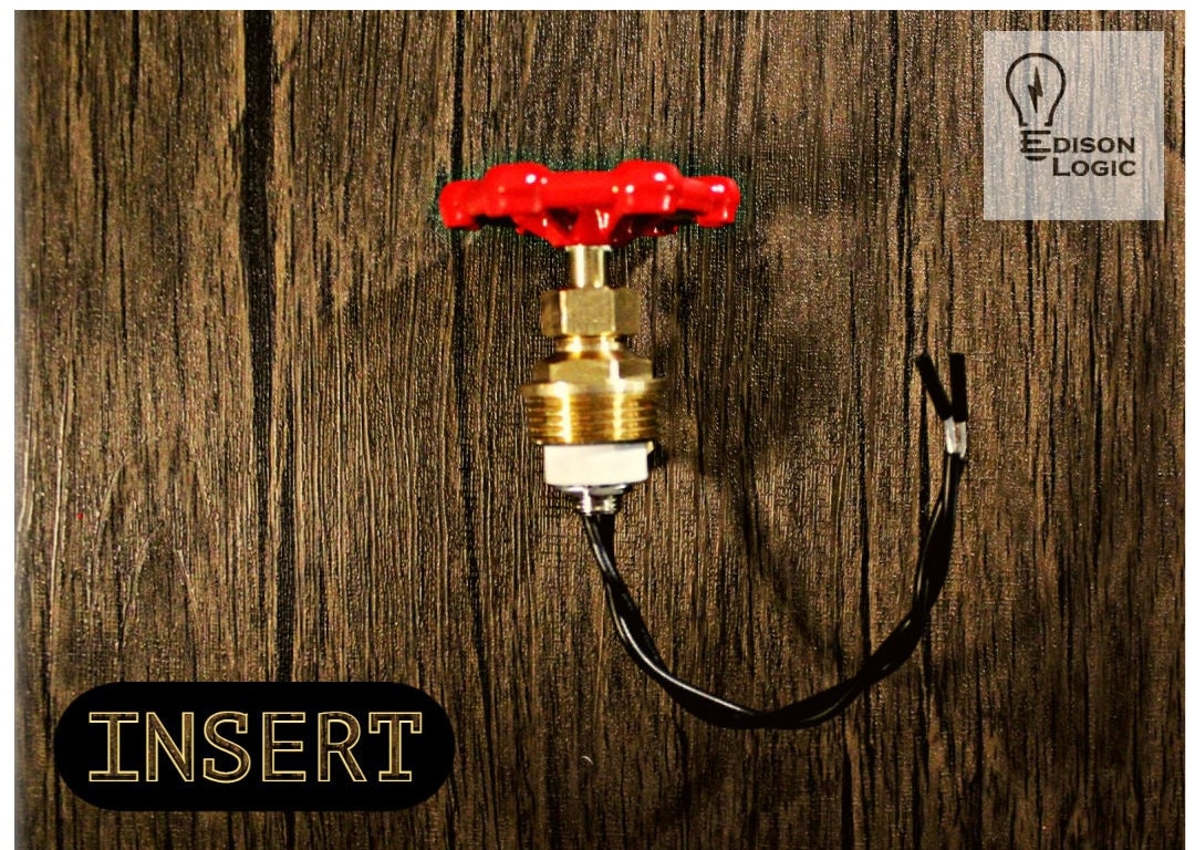 Faucet Style On/off Switch Insert for Vintage Steampunk Lamp/light ...