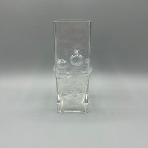 Vintage Tamara Aladin Riihimaen Lasi Glass Bubble Vase