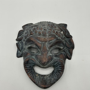 Antique? Greek Roman Bronze Dionysus Mask