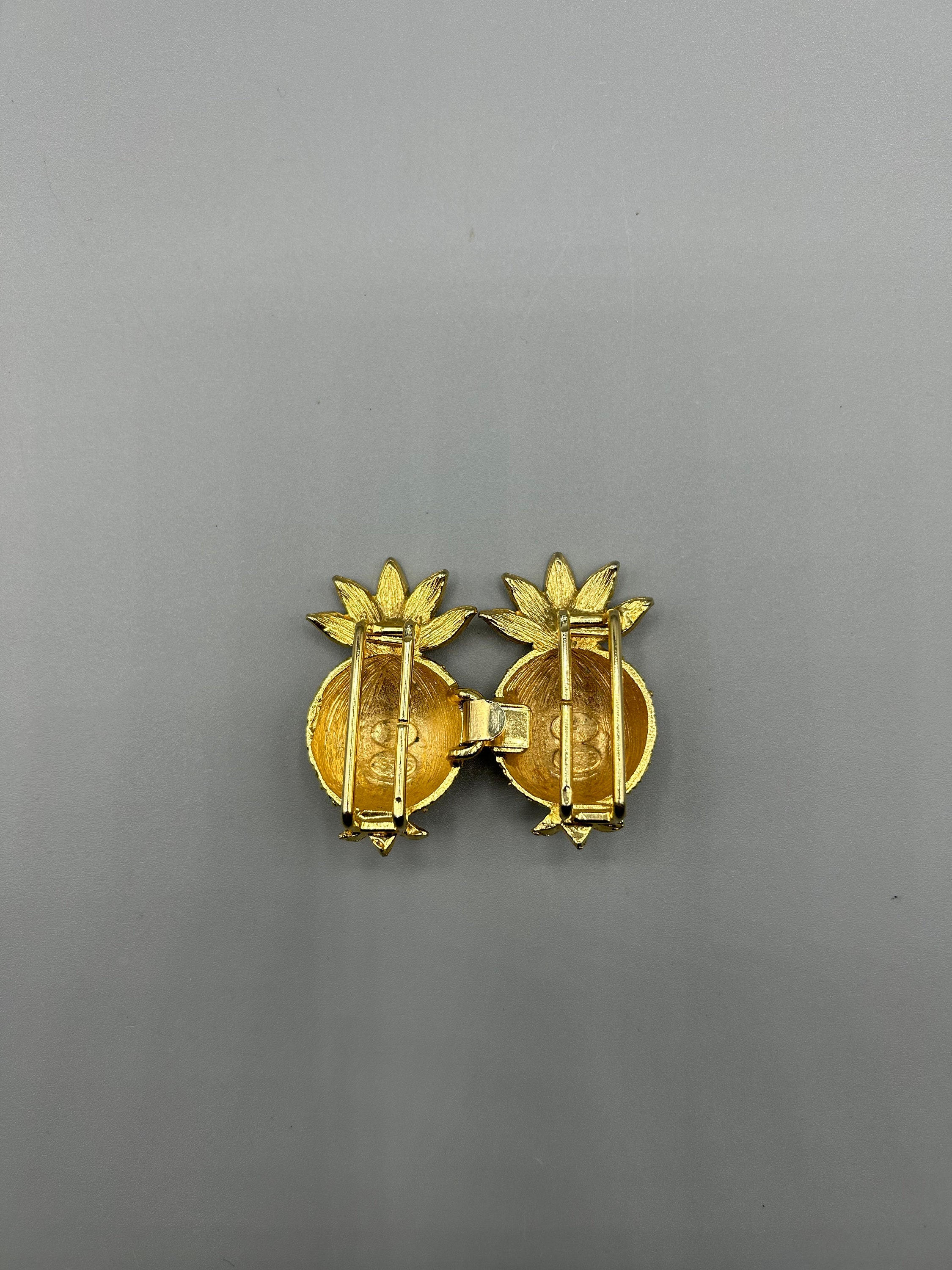 VTG Mimi Di N Gold Tone Pineapples Belt Buckle - Etsy