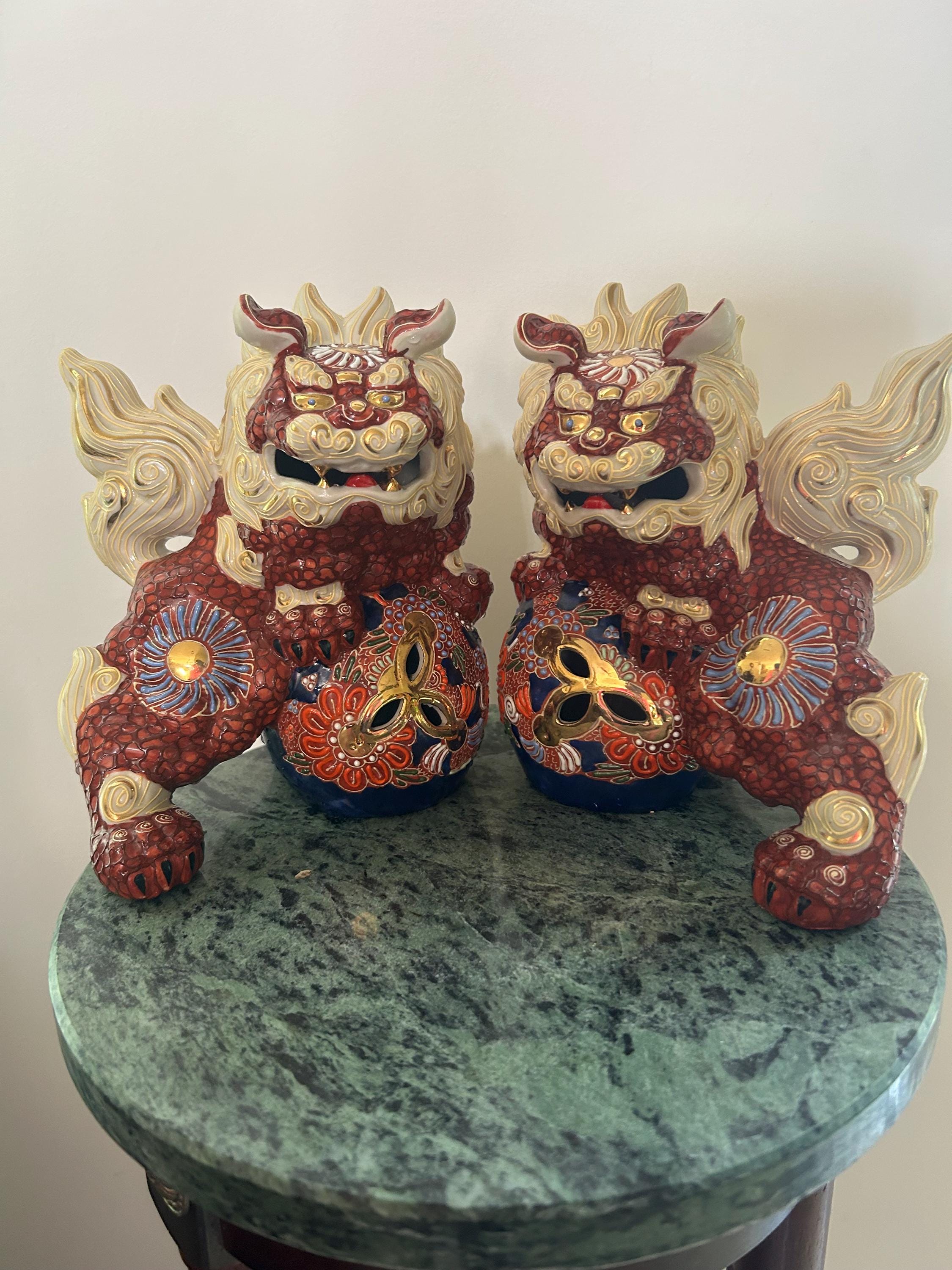 Kutani Foo Dog - Etsy
