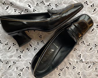 Vintage Prada leather heels