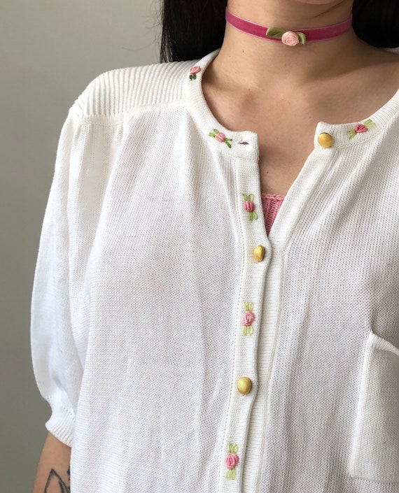 Vintage Italian Cardigan With Lovely Details Etsy