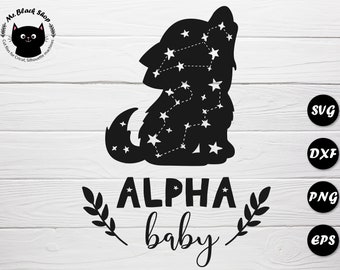 Download Baby Wolf Svg Etsy