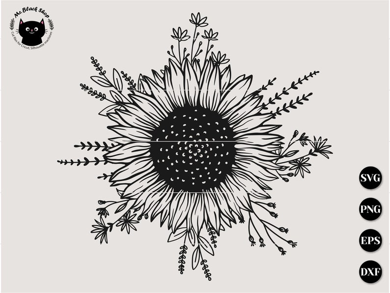 Free Free 104 Outline Wildflower Svg SVG PNG EPS DXF File