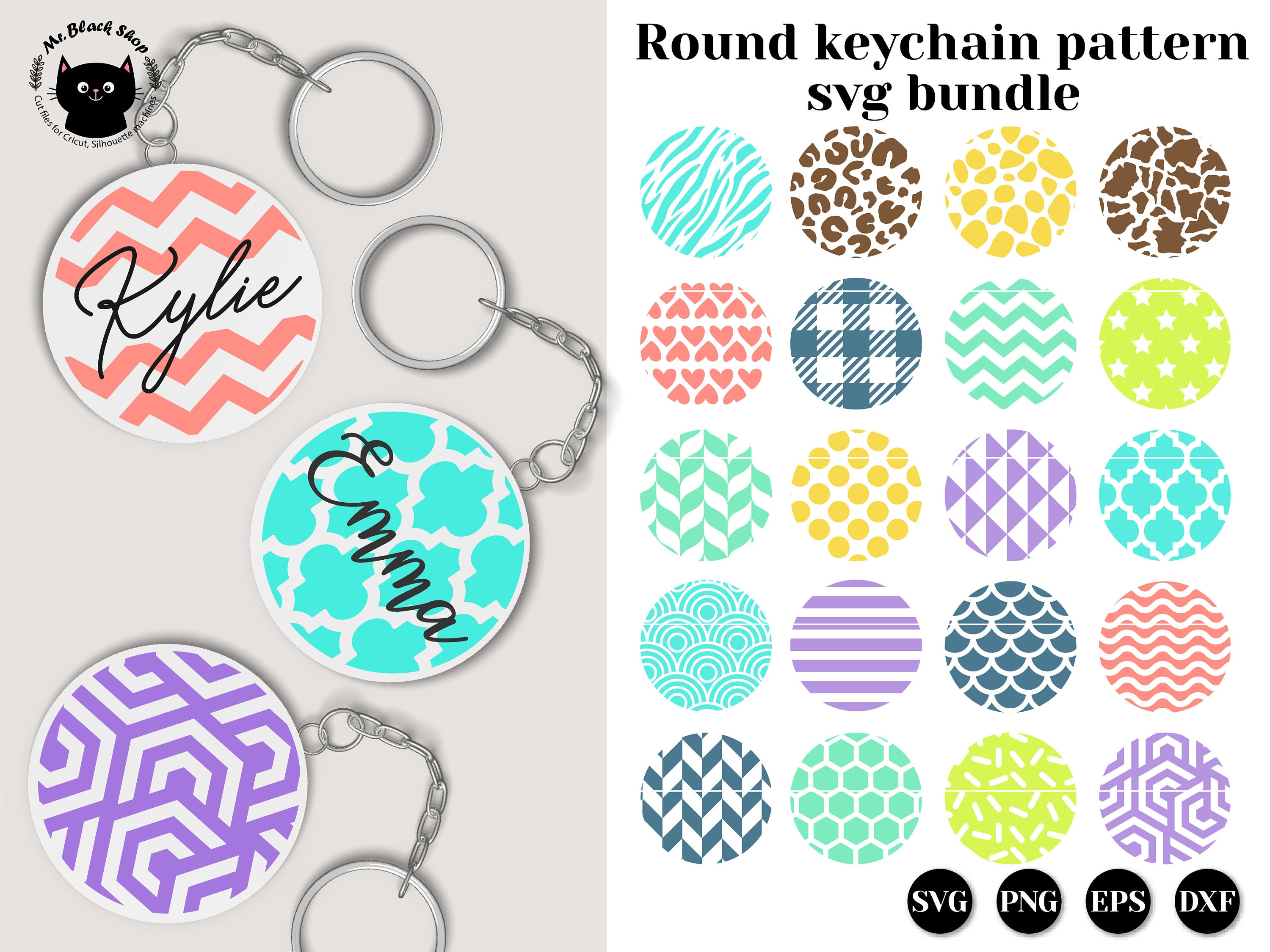 Printable Keychain Template - Printable World Holiday