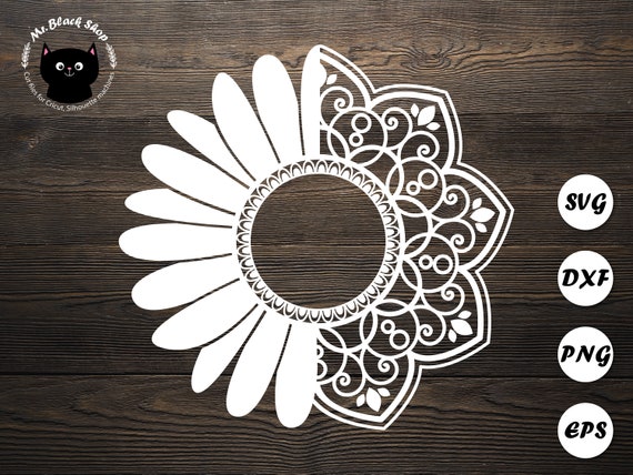 Download Floral mandala svg daisy svg cut file Daisy clipart Circle ...
