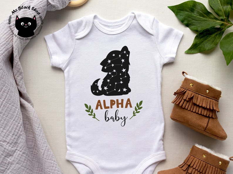 Download Alpha Baby Svg Quotes Little Wolf Svg 1st Birthday Svg Baby Girl Svg Boy Svg Baby Onesie Svg Designs Wild One Svg Kids Svg Files For Cricut Clip Art Art Collectibles