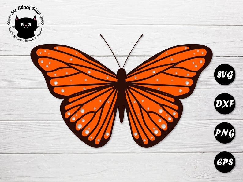Free Free Monarch Butterfly Svg File 174 SVG PNG EPS DXF File