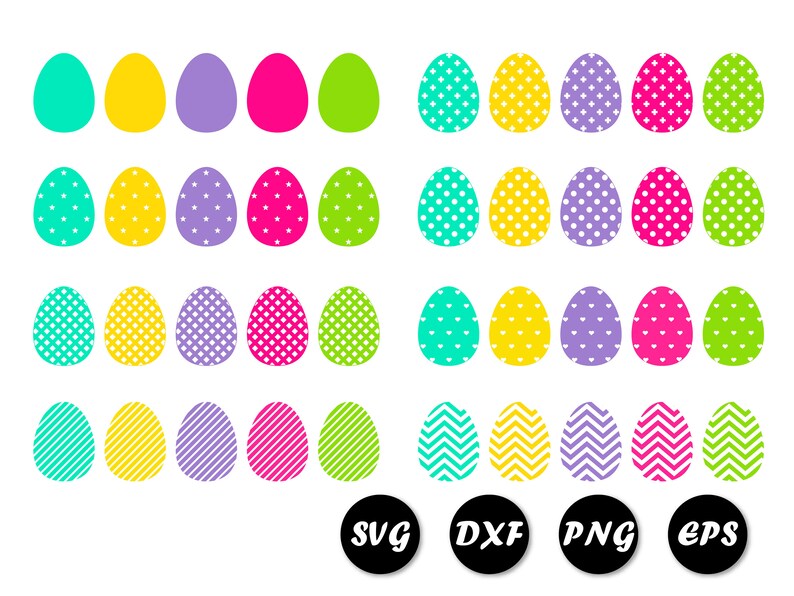 Easter eggs svg Egg hunt Easter basket stuffers Easter clipart Spring svg Easter svg bundle Happy easter svg png Easter svg files for Cricut