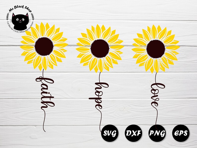 Free Free 53 Faith Hope Love Sunflower Svg SVG PNG EPS DXF File