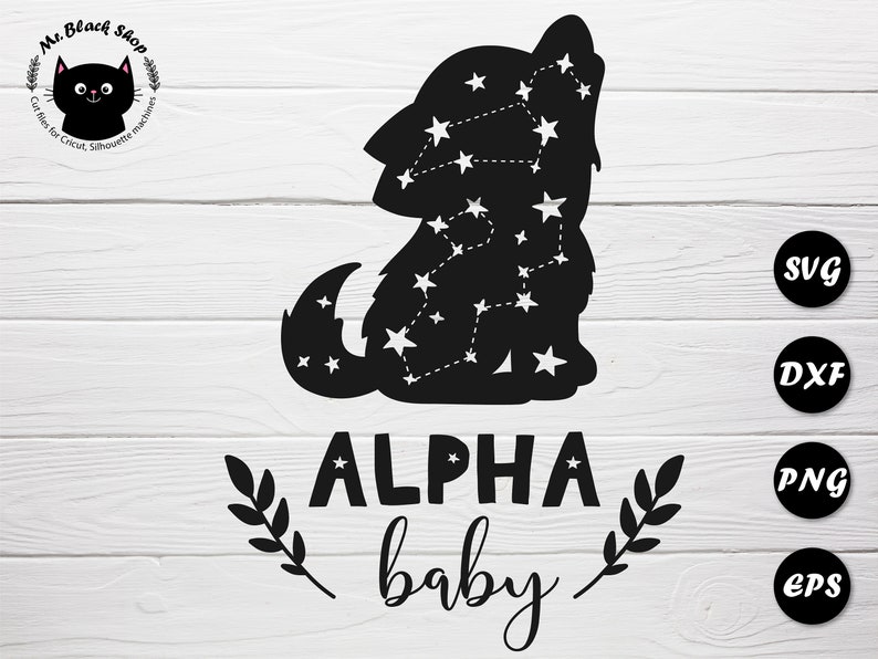 Download Alpha baby svg quotes Little wolf svg 1st Birthday svg baby | Etsy