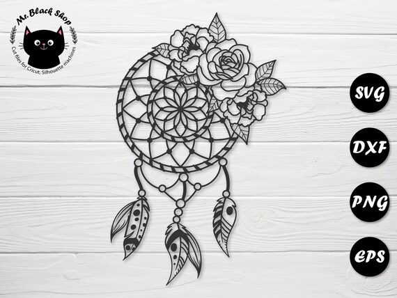 Free Free 184 Crescent Moon Dreamcatcher Vinyl Dream Catcher Svg Free SVG PNG EPS DXF File