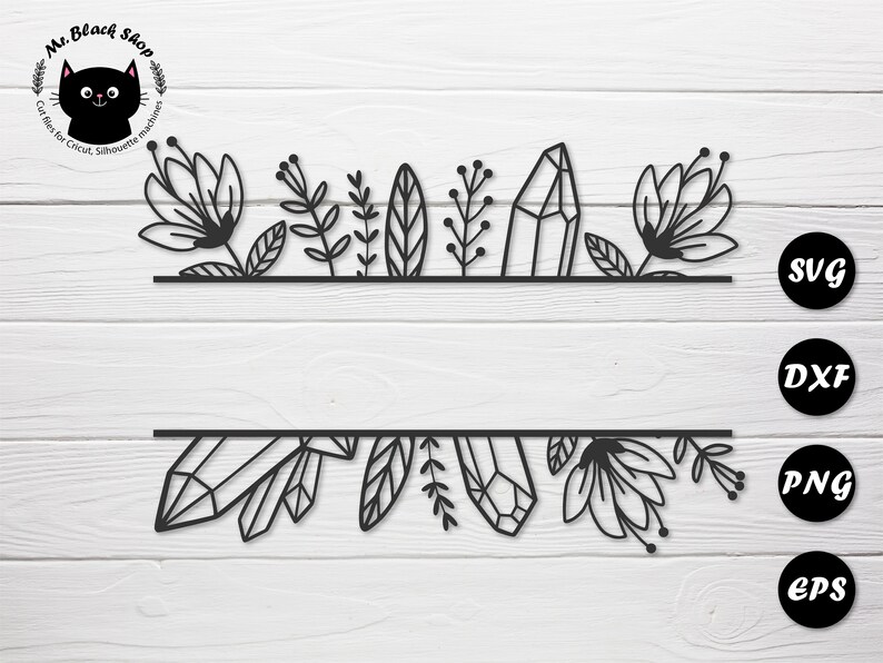 Free Free 58 Flower Split Monogram Svg Free SVG PNG EPS DXF File