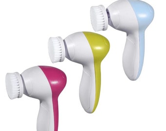 Spazzola rotante - 2 batterie AA incluse - Spazzola esfoliante elettrica per il viso - Spazzola per il corpo - Esfoliante - Spazzola per il viso - Spazzola per scrub viso