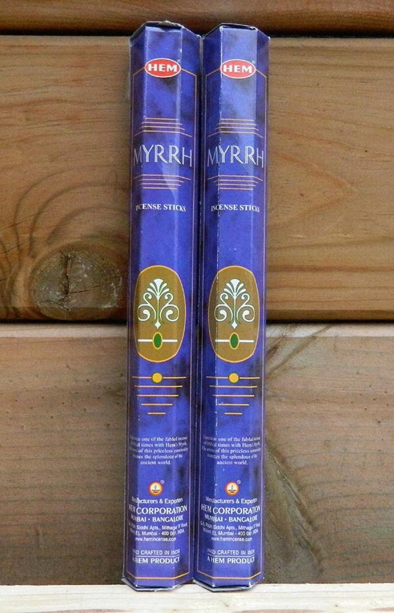 Incense Myrrh Incense Anti Stress Sleep Fix Cleansing Etsy