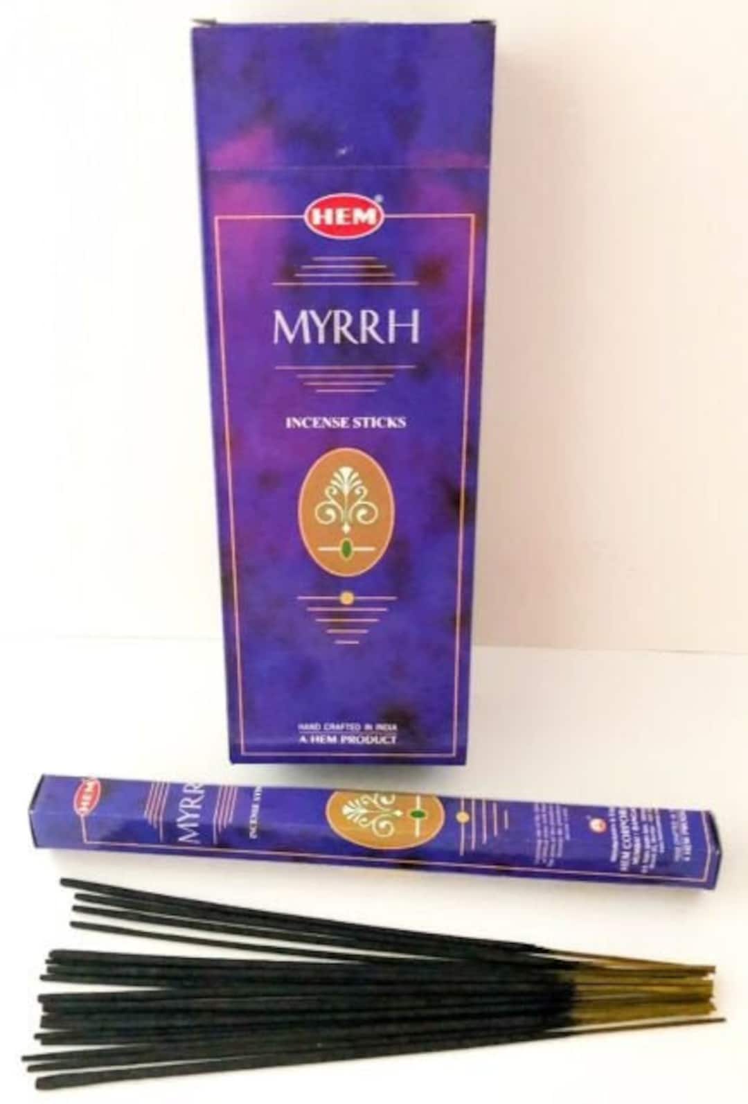 Incense Myrrh Incense Anti Stress Sleep Fix Cleansing Etsy