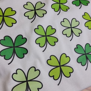 Repeat Multi-Color Clover St. Patrick’s Day Full Color Transfer