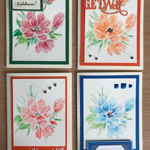 Set of Four Greeting Cards