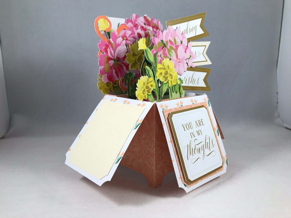 3D Get Well Pop up Card - Etsy