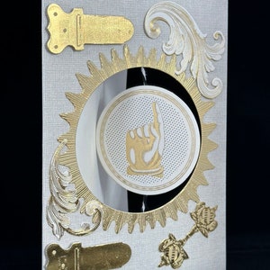 3D Masculine Spinner Card