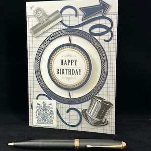 3D Masculine Spinner BirthdayCard