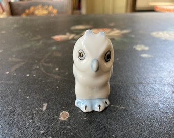 Tiny Herend owl, hand painted, Hungary