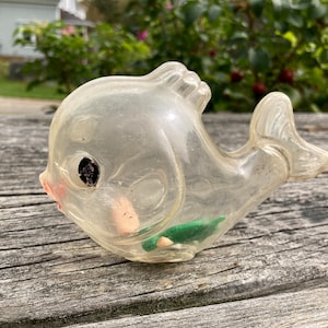 Sassy fish vintage baby rattle or water toy