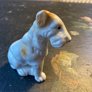 Beautiful Terrier figurine, made in Japan