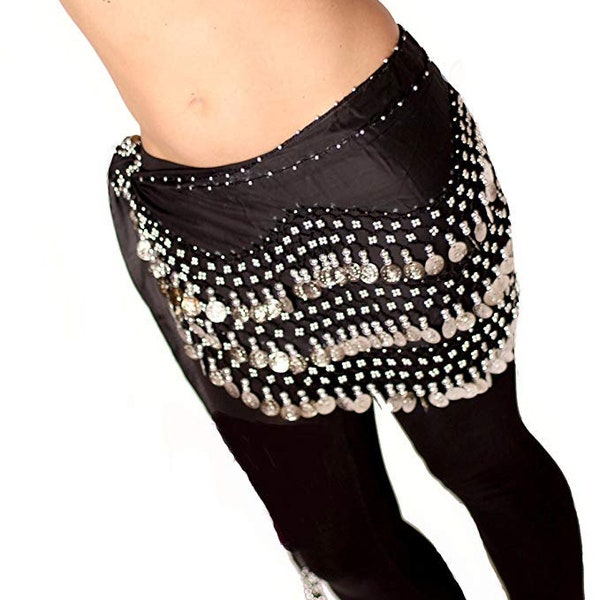 Hand Made Hip Scarf - Great for Zumba Fitness Classes and Belly Dancing Coin Skirts with FREE SHIPPING!