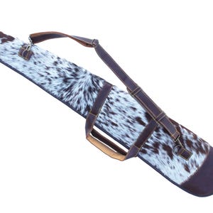 Tracolla per fucile personalizzata Full Grain da 53" di lunghezza, foderata in pile