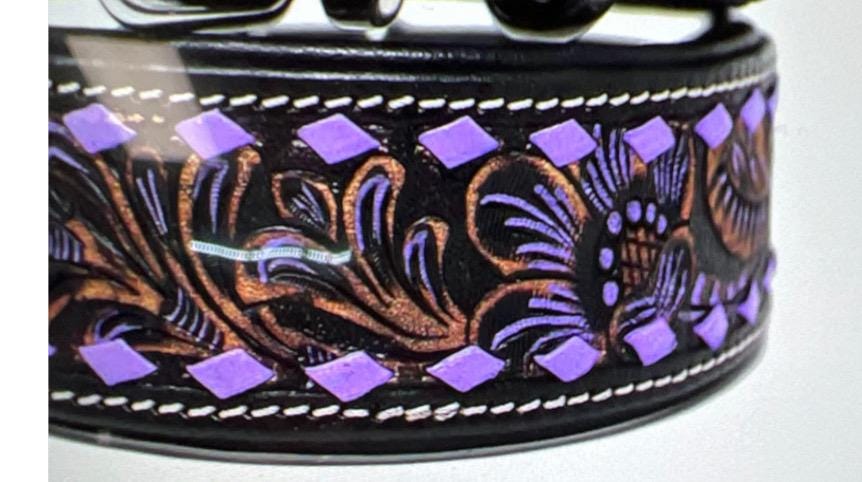Purple Beaded Belt - Etsy display picture 2