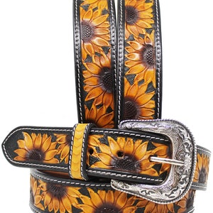 Customized Personalized Customized Heavy Duty Western Hand Tooled Full Grain Leather Belt or Replacement Guitar Shoulder Strap FK18