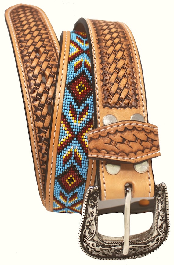 Personalized Customized Heavy Duty Western Hand Tooled Full  display picture 1